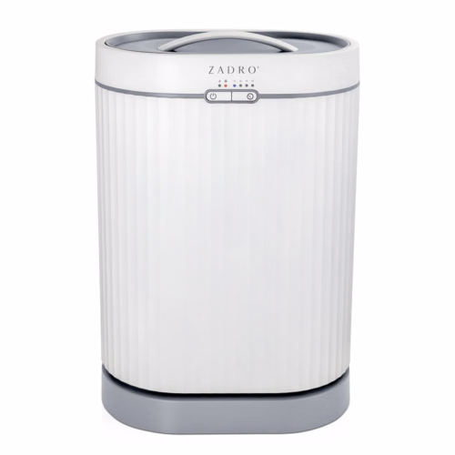 Zadro Fluted Towel Warmer with Diffuser - White/Gray