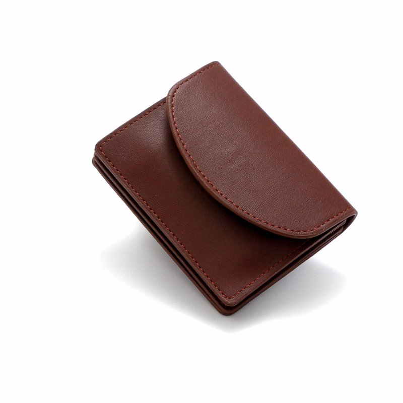 Compact Zipper Wallet Pouch With Card Slot