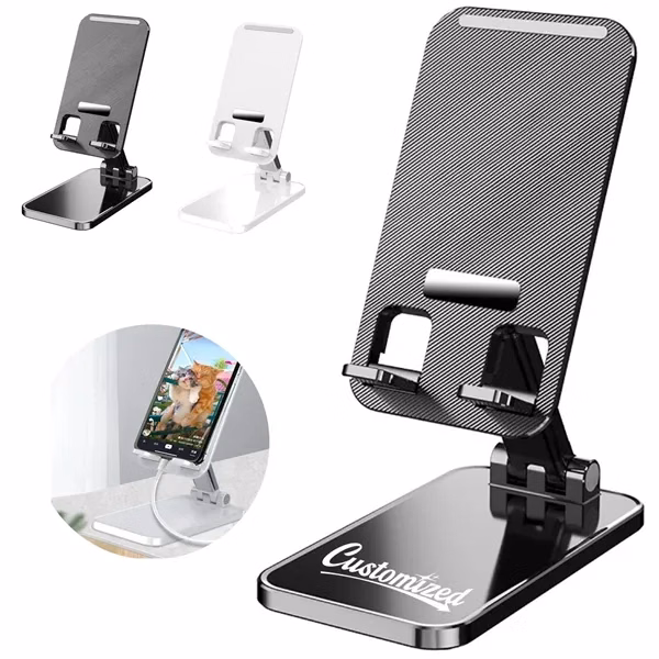 Custom ABS Plastic Adjustable Phone Stand Hands-Free — Office Desktop Tech Giveaway