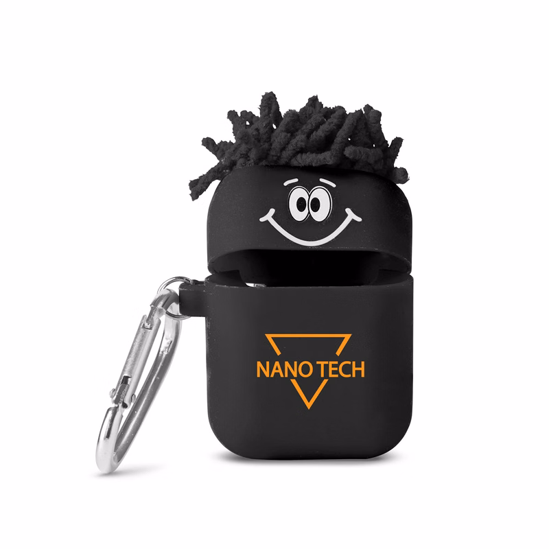 Silicone Earbud Case With Carabiner
