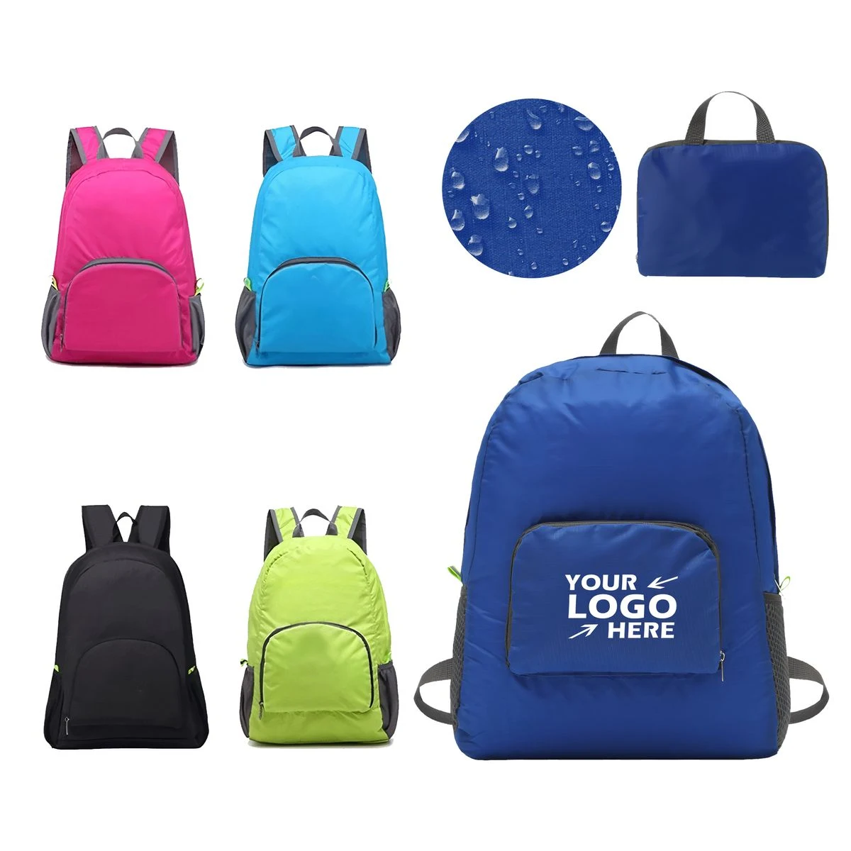 Water-Resistant Compressible Travel Backpack 1