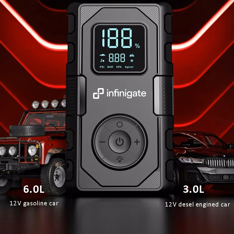 Car Emergency Jump Starter With A Peak Current of 1000A
