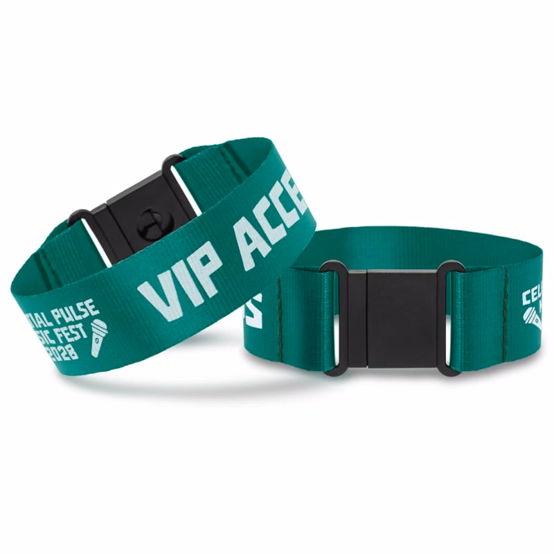 Custom Breakaway Polyester Wristbands