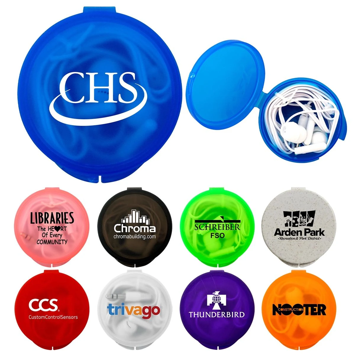 Round Ear Bud Case 1