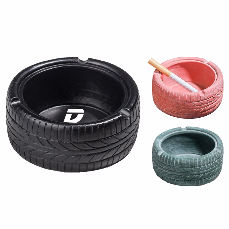 Resin Tire Shaped Ashtray