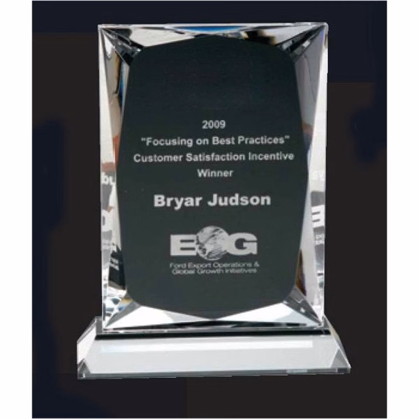 Rectangle Crystal Award (6.25"x 4")
