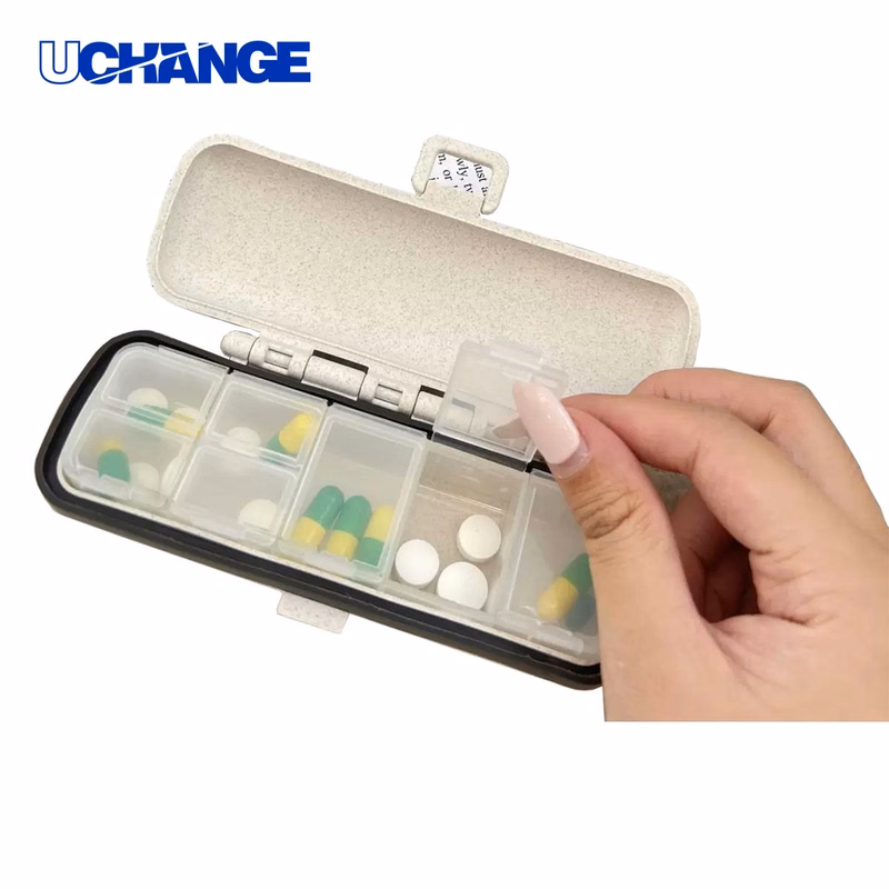 Portable Pill Organizer Box