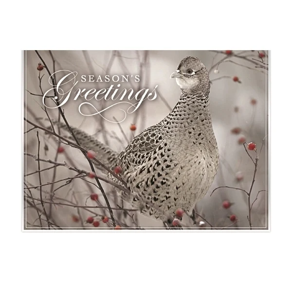 Feathered Friend Holiday Greeting Card 1