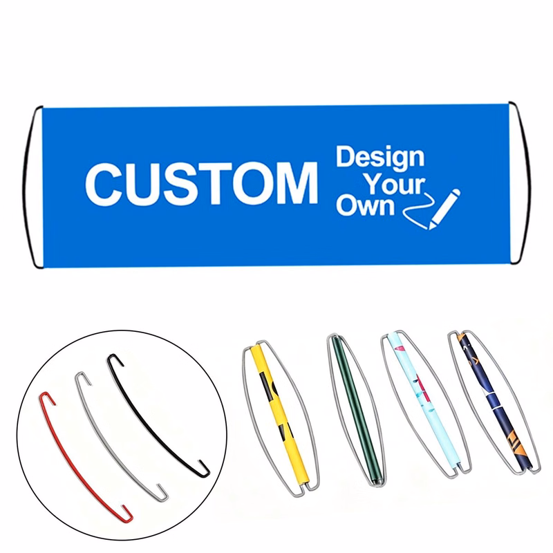 MOQ5 Full Color Polyester Pongee Festival Celebration Hand-Held Flag