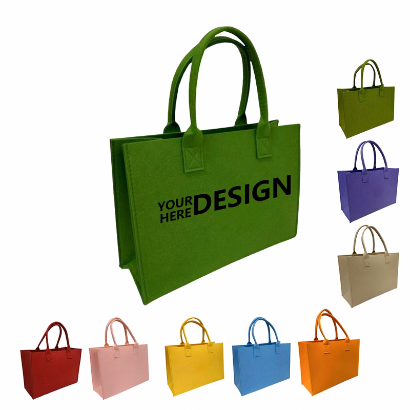 Large Capacity Felt Shopping Tote