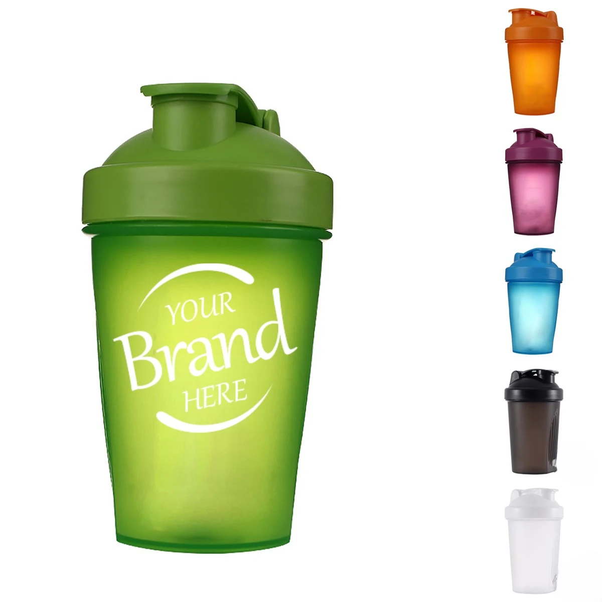 14oz Protein Shaker Bottle with Wire Whisk Balls 1