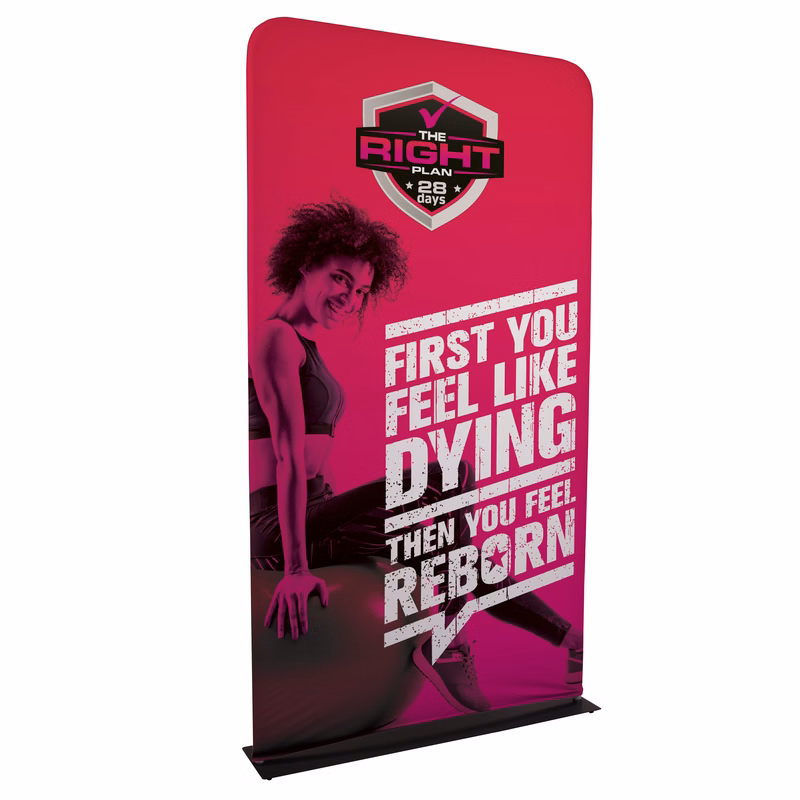 4' EuroFit Banner Display Kit (Biodegradable fabric)