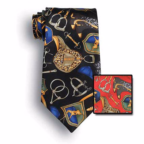 Saddle Up Novelty Tie - Black
