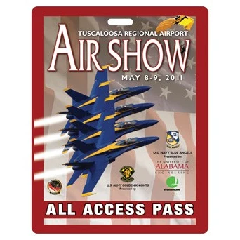 USA Made Laminated Event Tag - Rectangle (3.5"x4.5") 1