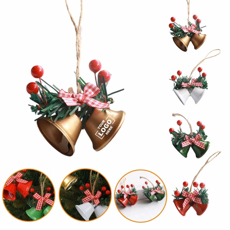 Double Bell Christmas Decorative Pendant