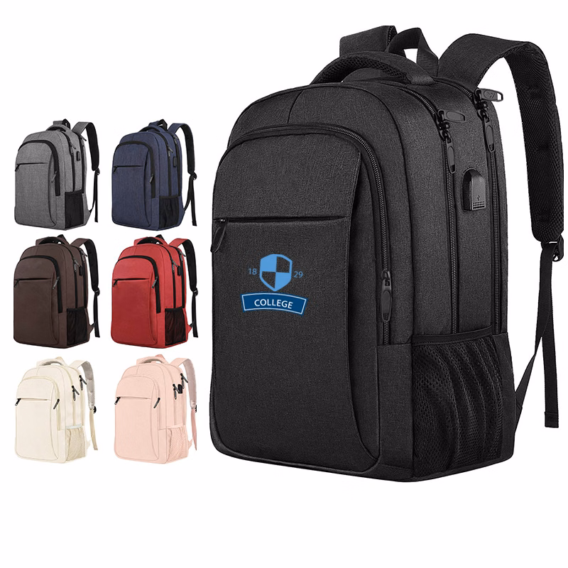Business Travel Laptop Backpack With USB Port