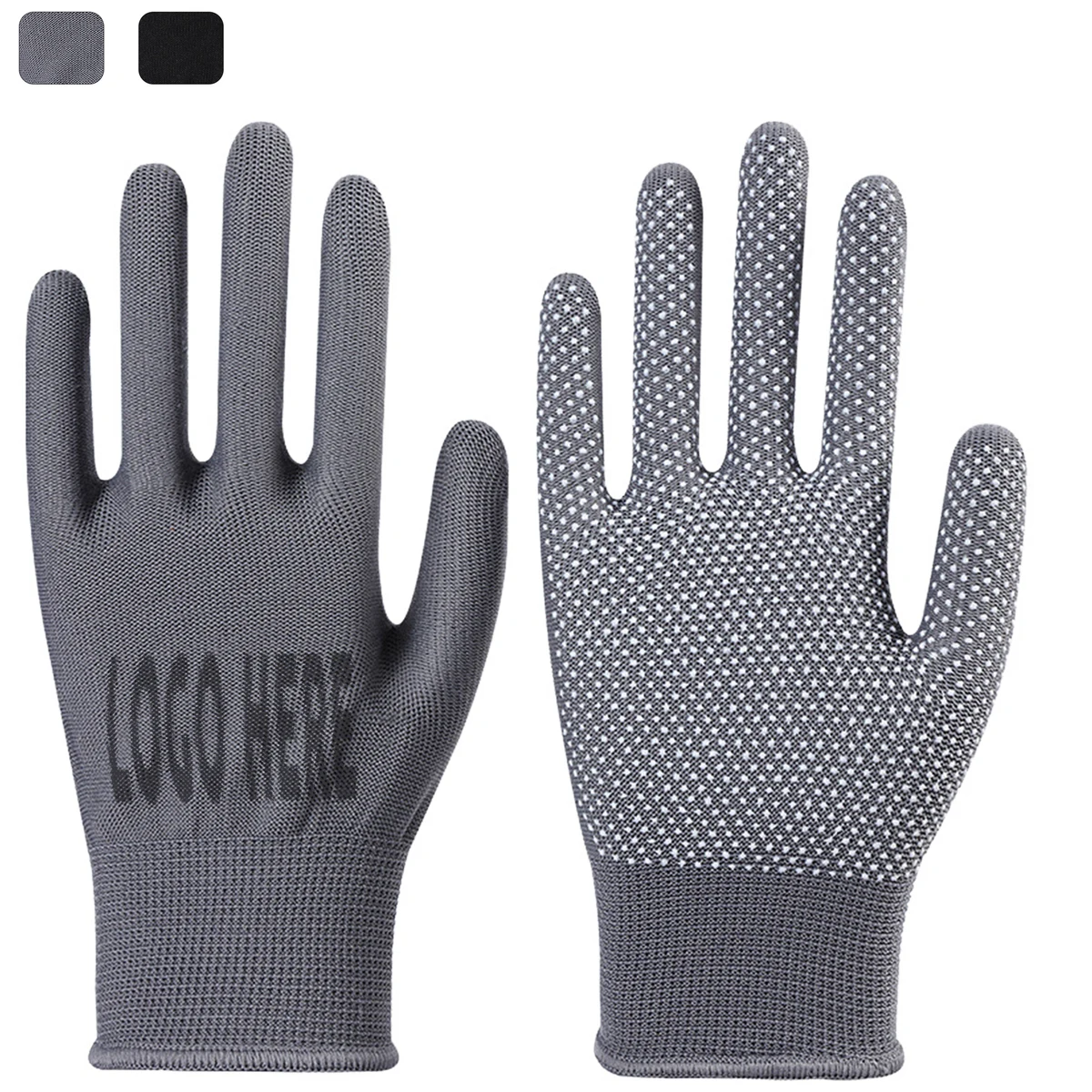 Non Slip PVC Dot Knit Utility Work Gloves 1