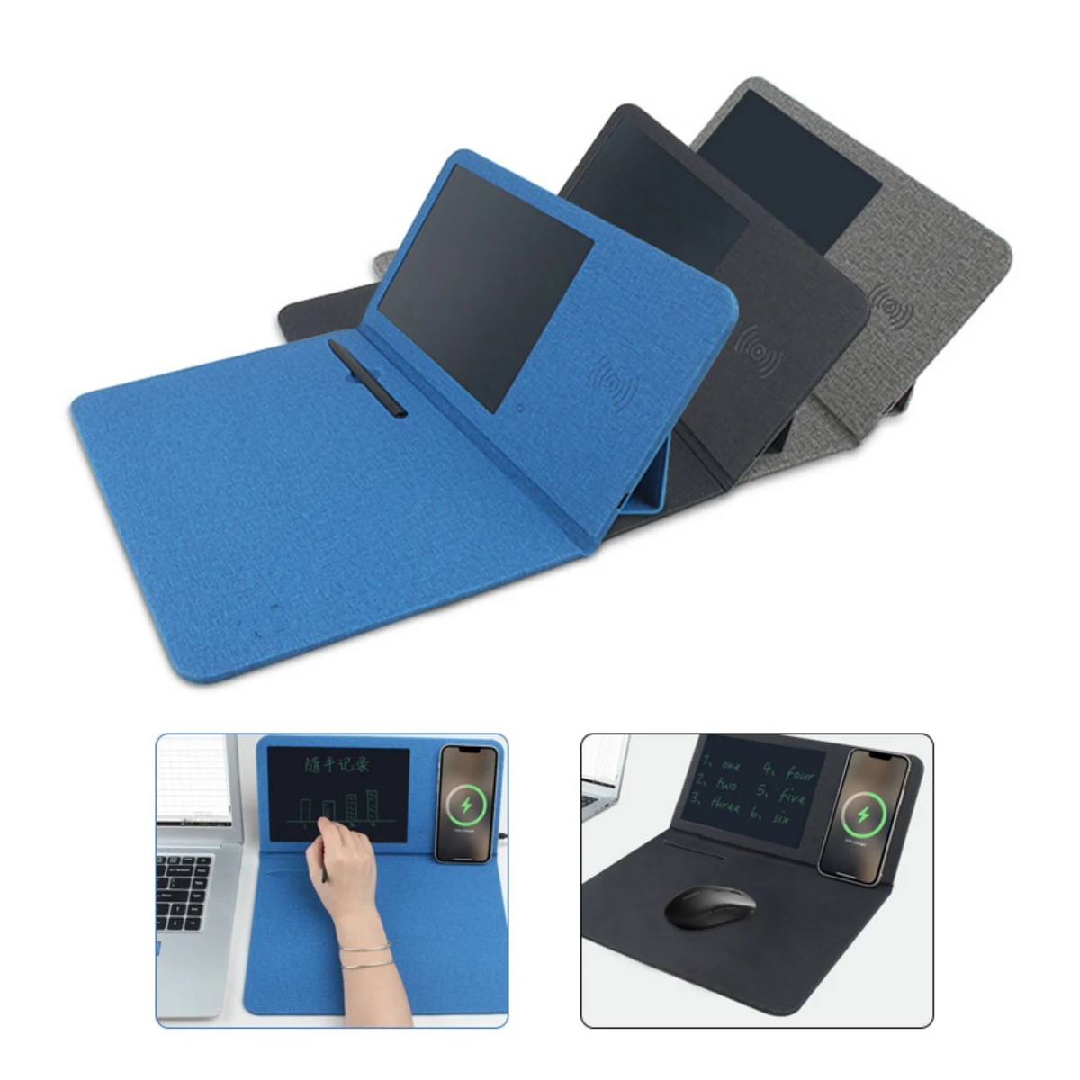 Folding Writing Pad Wireless Charging Mouse Pad 1