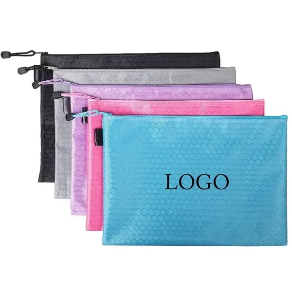 Waterproof Zipper File Bags for Work, School and Travel 1