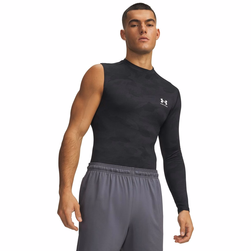 HeatGear Asymmetrical Left Top Printed Men's Long Sleeve