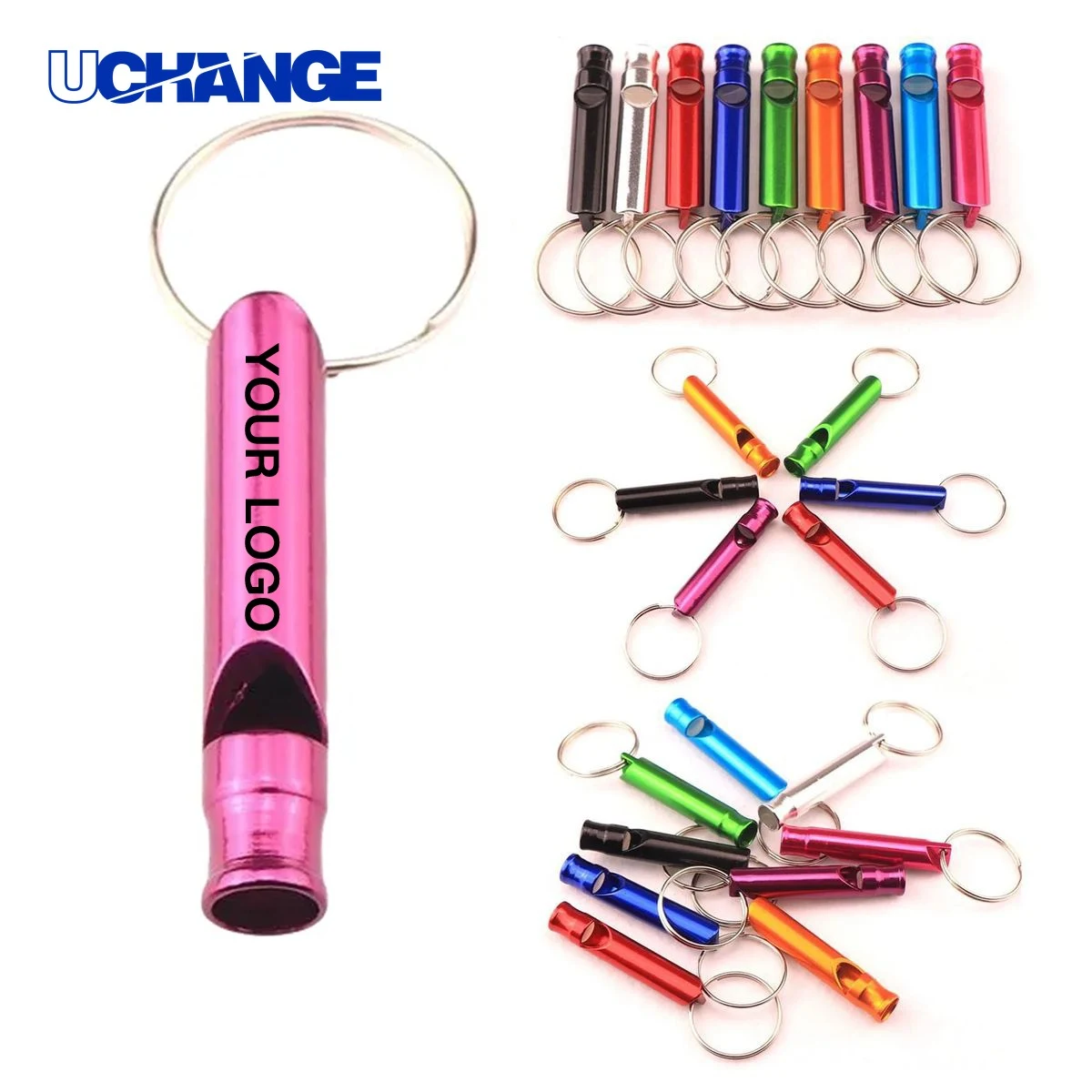 Compact Emergency Whistle Key Chain Keychain for Hiking 1