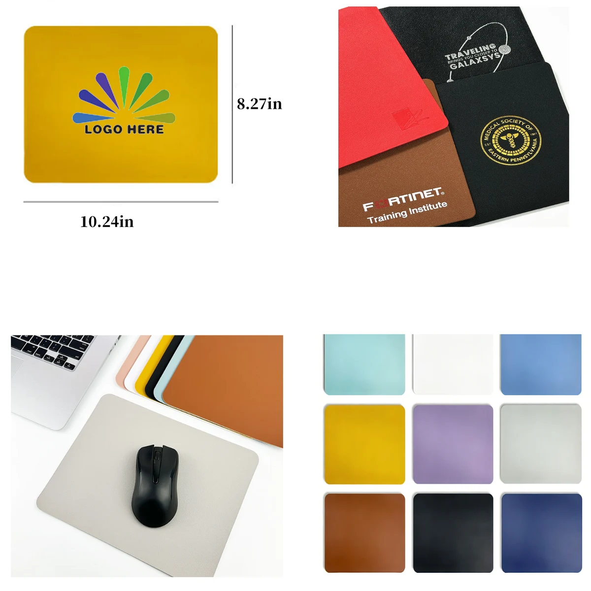 Waterproof PU Leather Mouse Mat 1