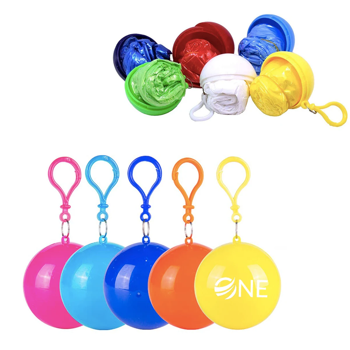 Spherical Portable Emergency Raincoat 100pcs 1