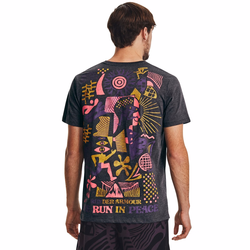 UA We Run In Peace Men's Short Sleeve