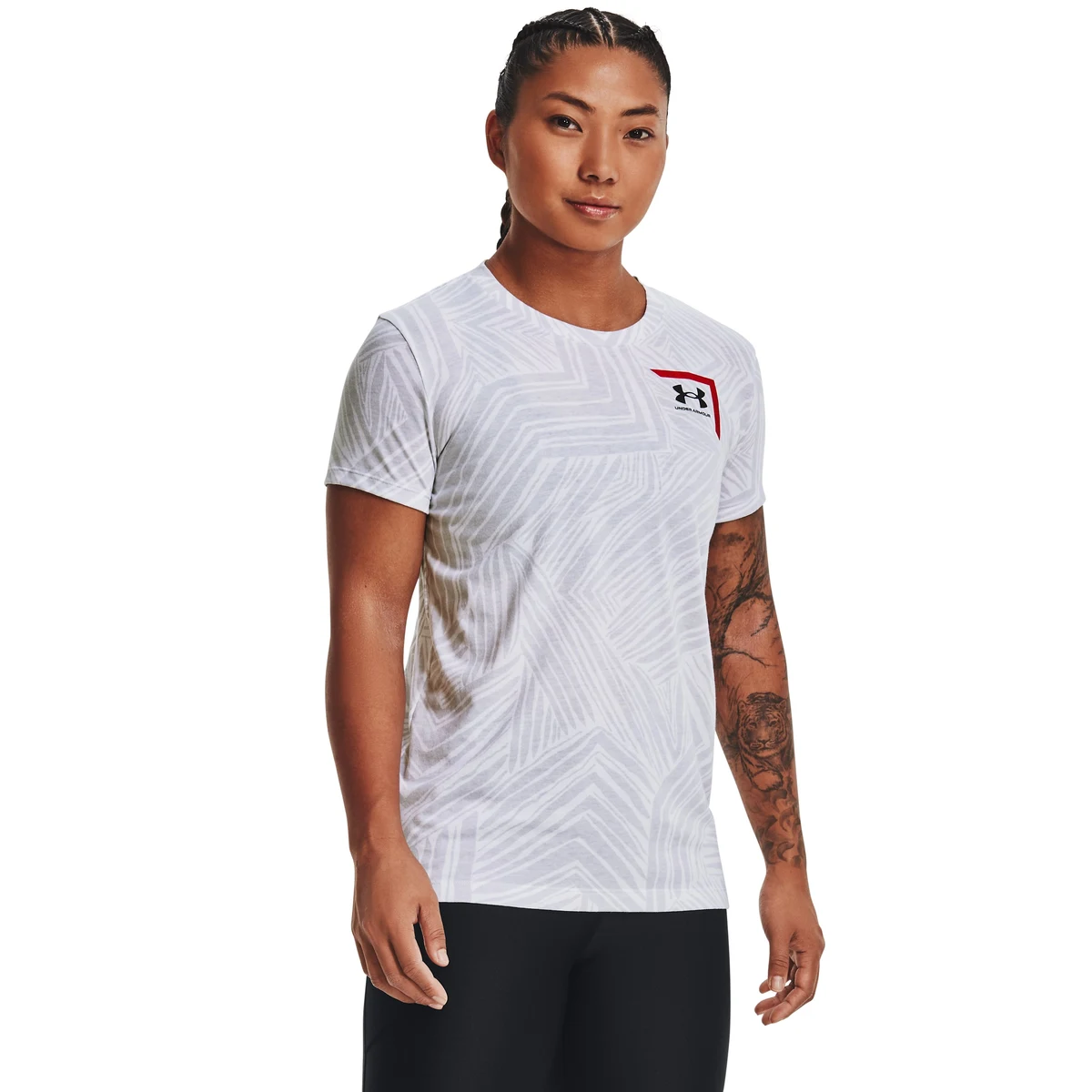 Women's UA Printed Short Sleeve 1