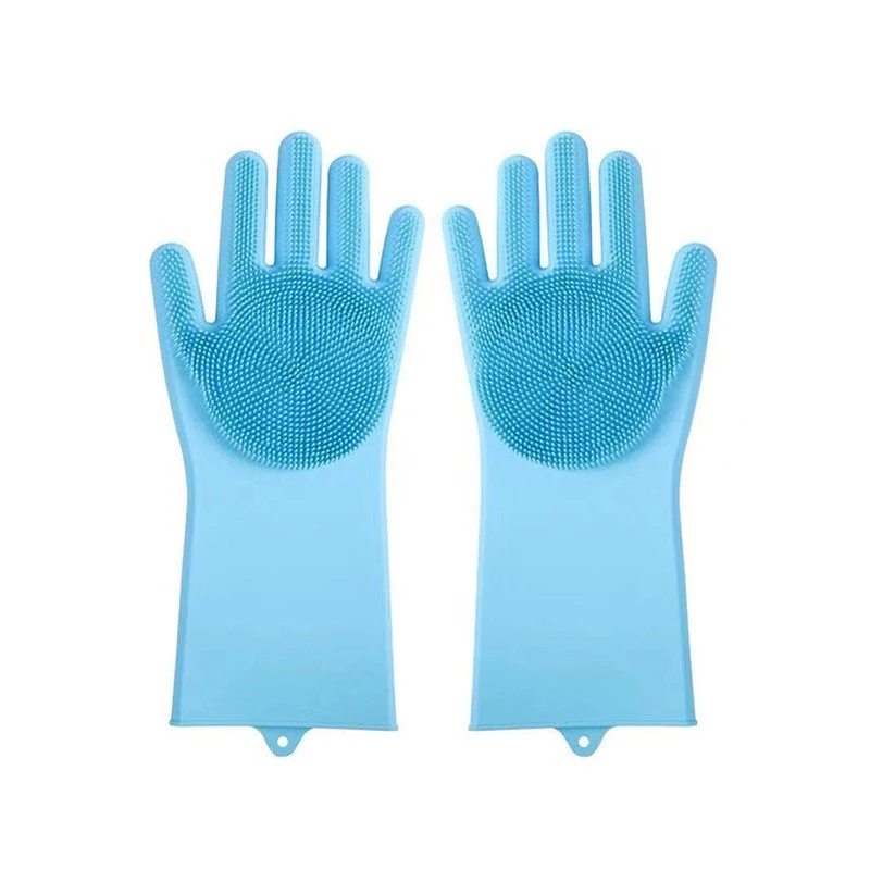 Pet Bathing Glove Scrub Brush - Anti-Scratch, Anti-Bite, Extended Length 1