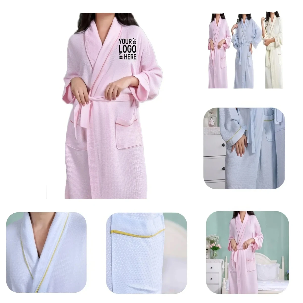 Bamboo Pulp Fiber Bathrobe 1