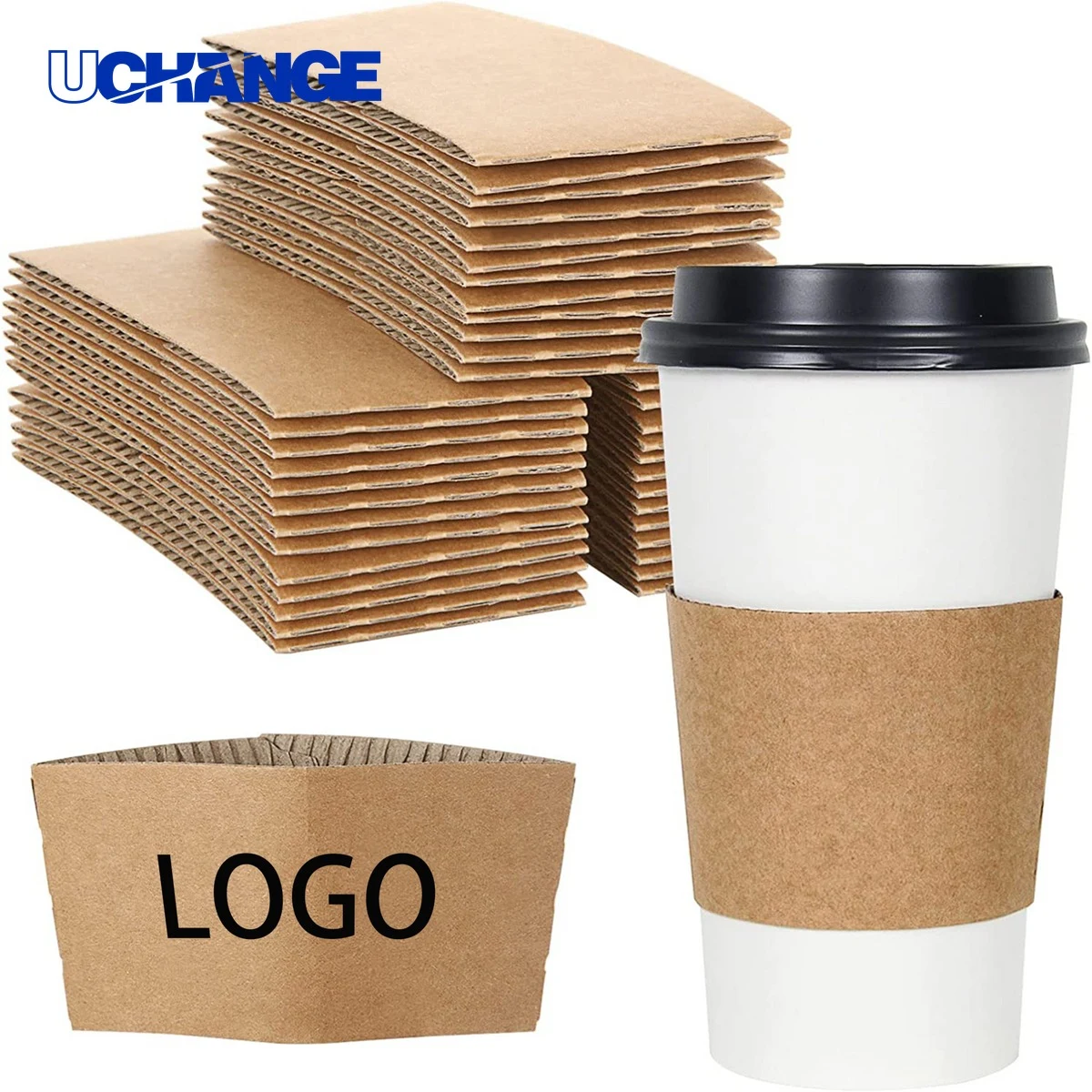 Kraft Coffee Clutch Sleeve Insulator 1