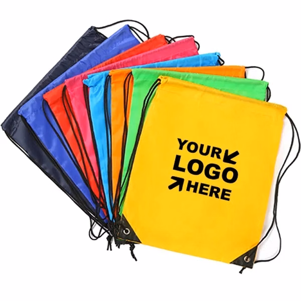 210D Recycled PET Drawstring Backpack