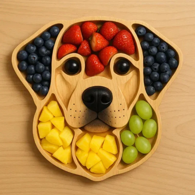 Cute Dog Shape Cheese Board 1