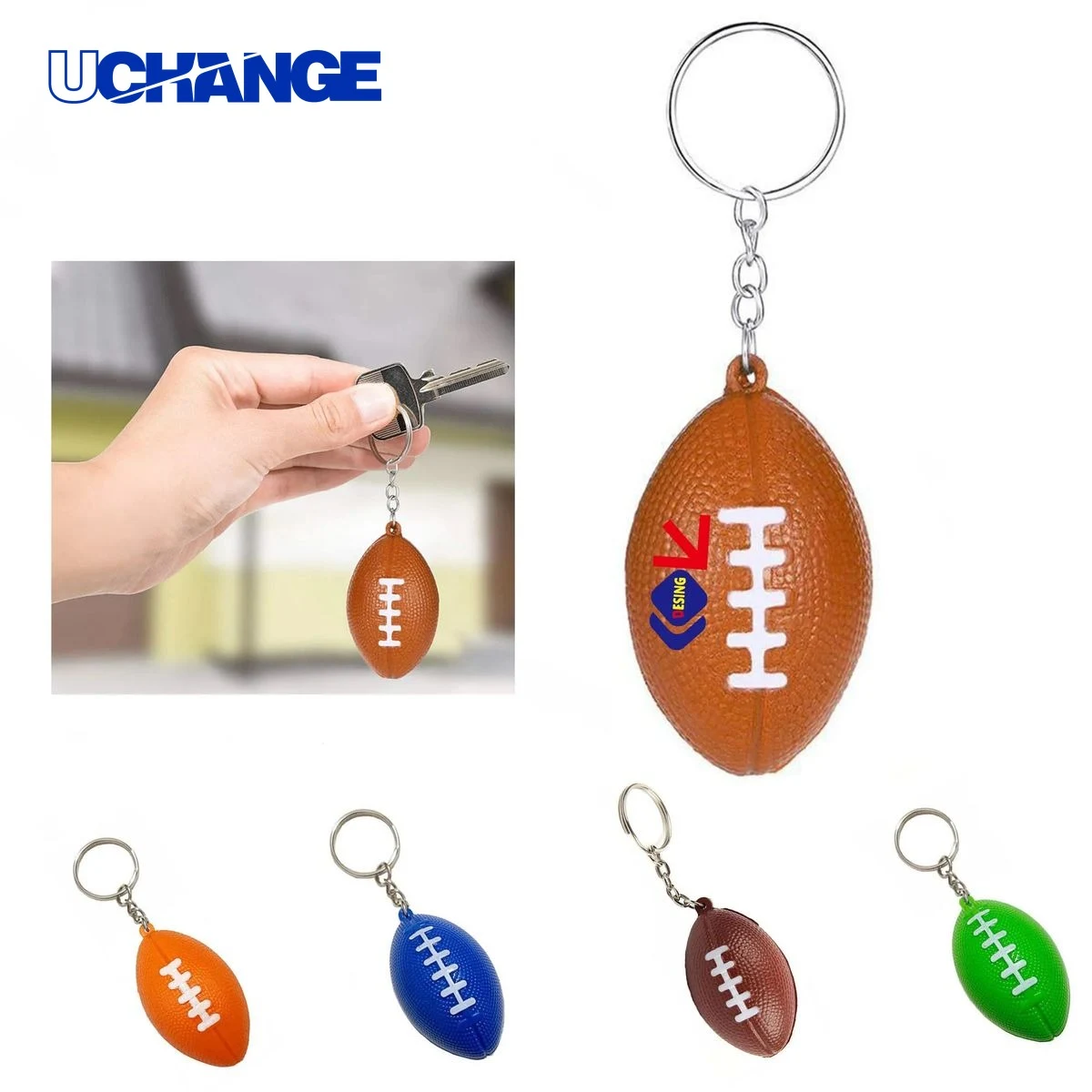 Football Novelty Keychain 1