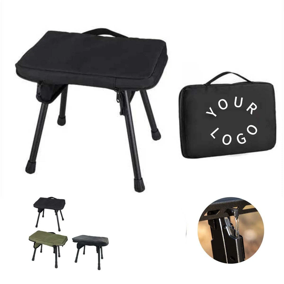 Durable Metal Folding Seat for Hiking and Fishing 1