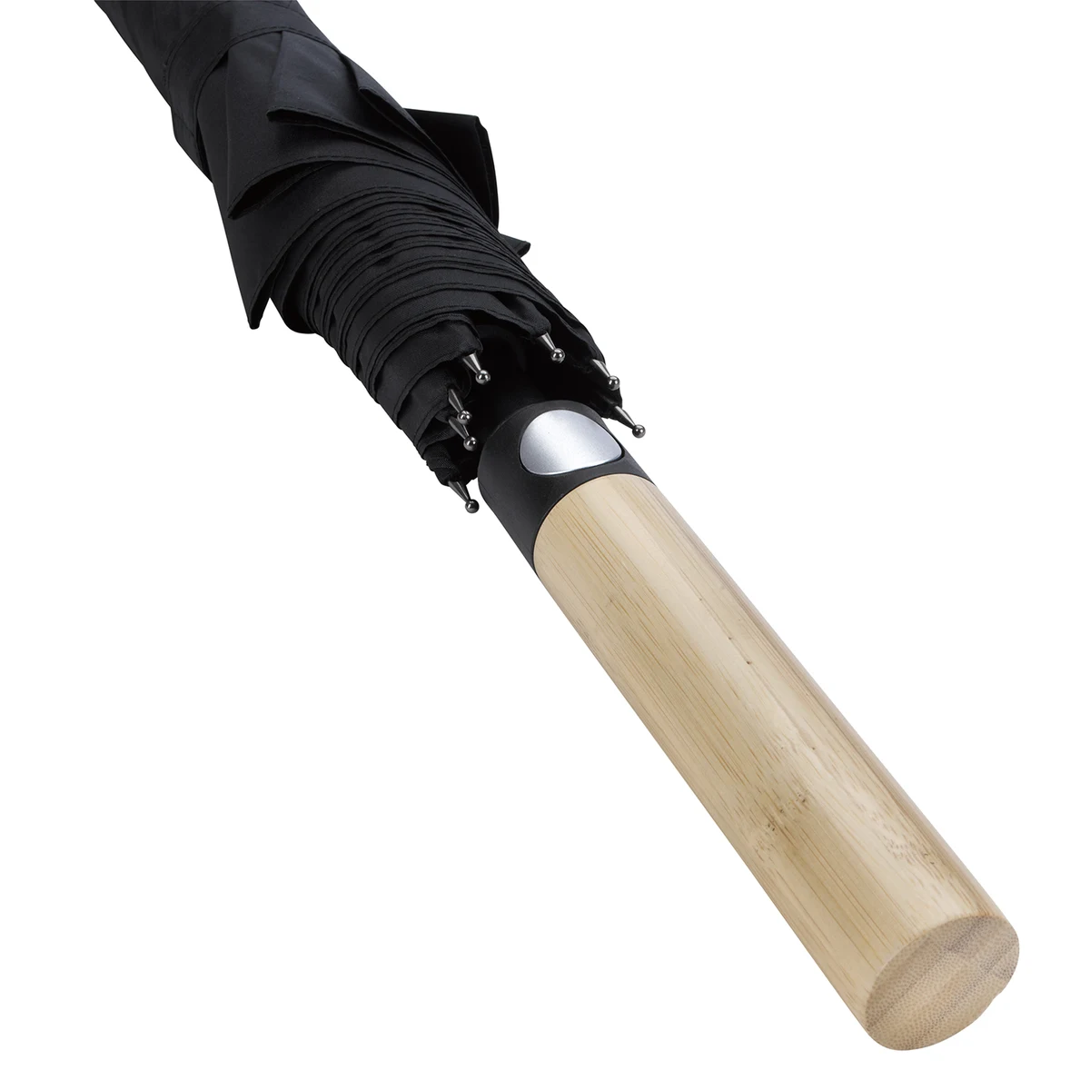 Shed Rain™ 50" RPET Bamboo-Handled Auto-Open Stick Umbrella 1