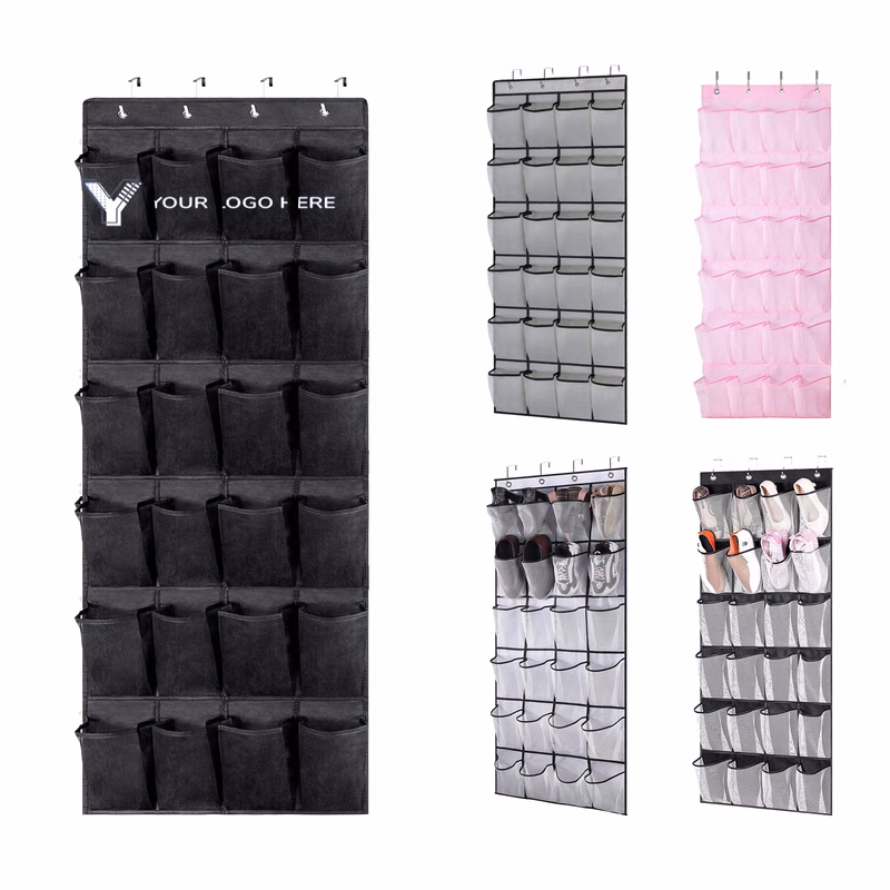 24-Pocket Door-Hanging Shoe Organizer