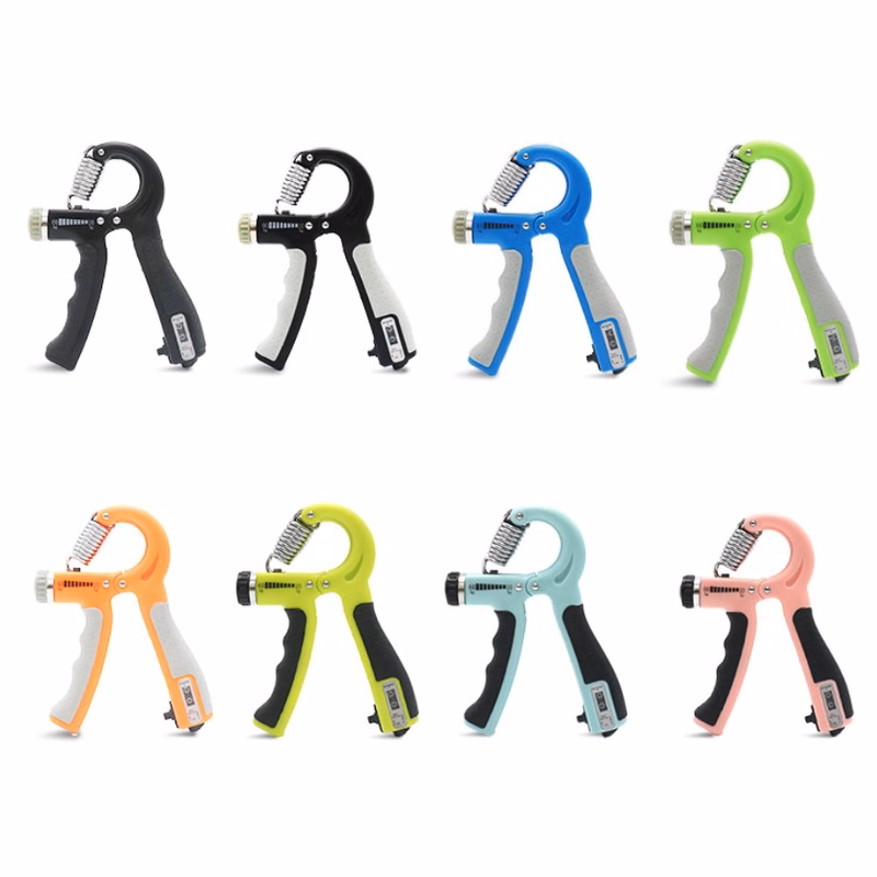 Grip strength device fitness electronic counting silicone