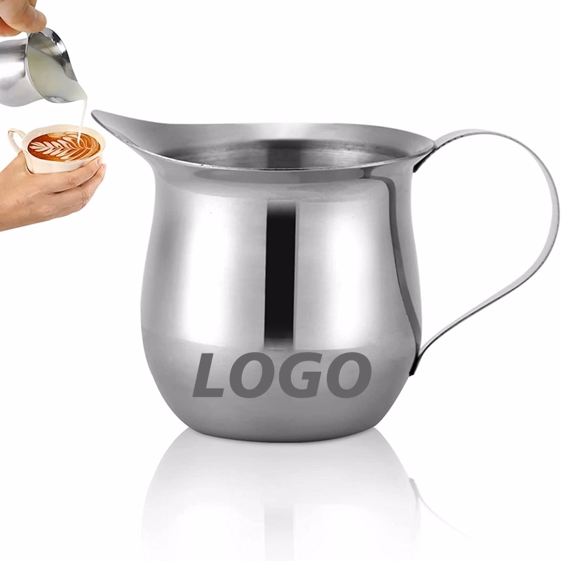 Custom 8 oz Stainless Steel Milk Frothing Pitcher
