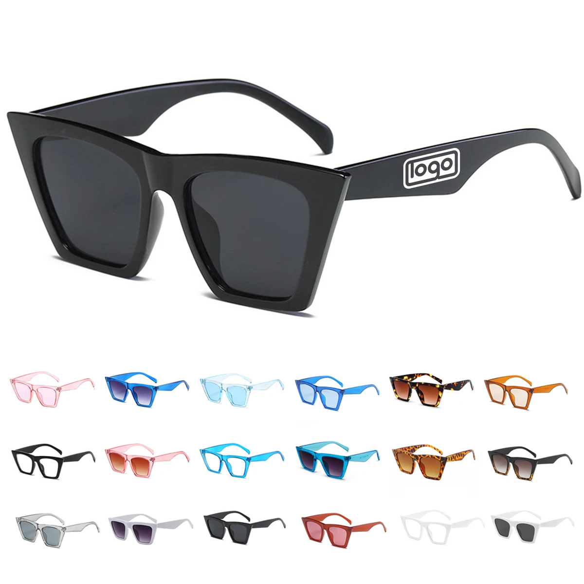 Plastic Cat Eye Sunglasses 1