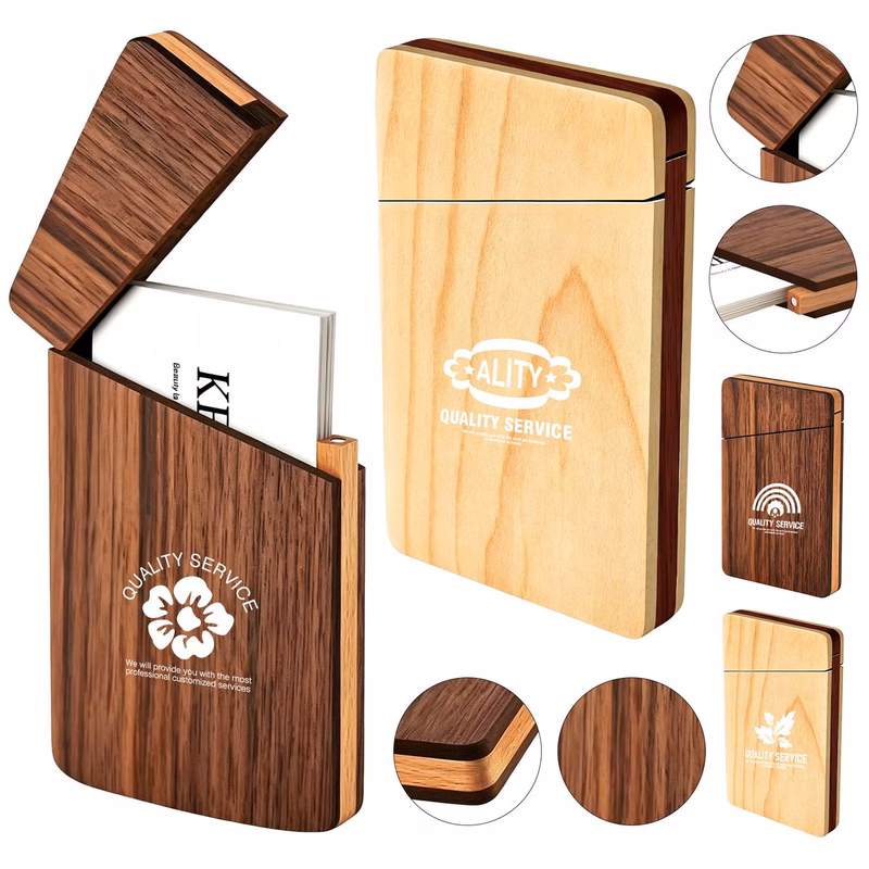 Wood Name Card Holder