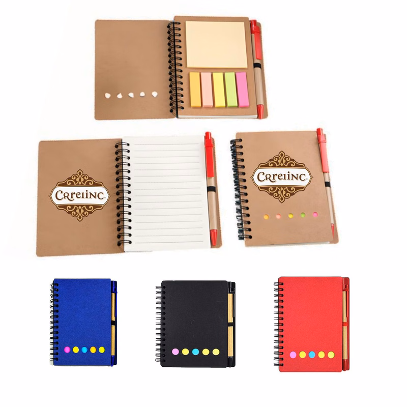 Pocket Notebook With Pen Sticky Note