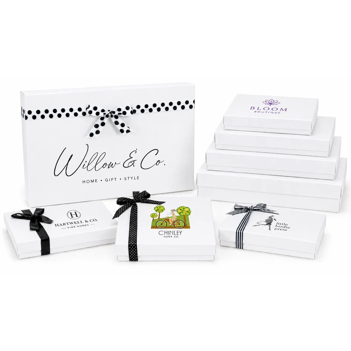 Folding Set-Up Apparel Box - Gloss White 1
