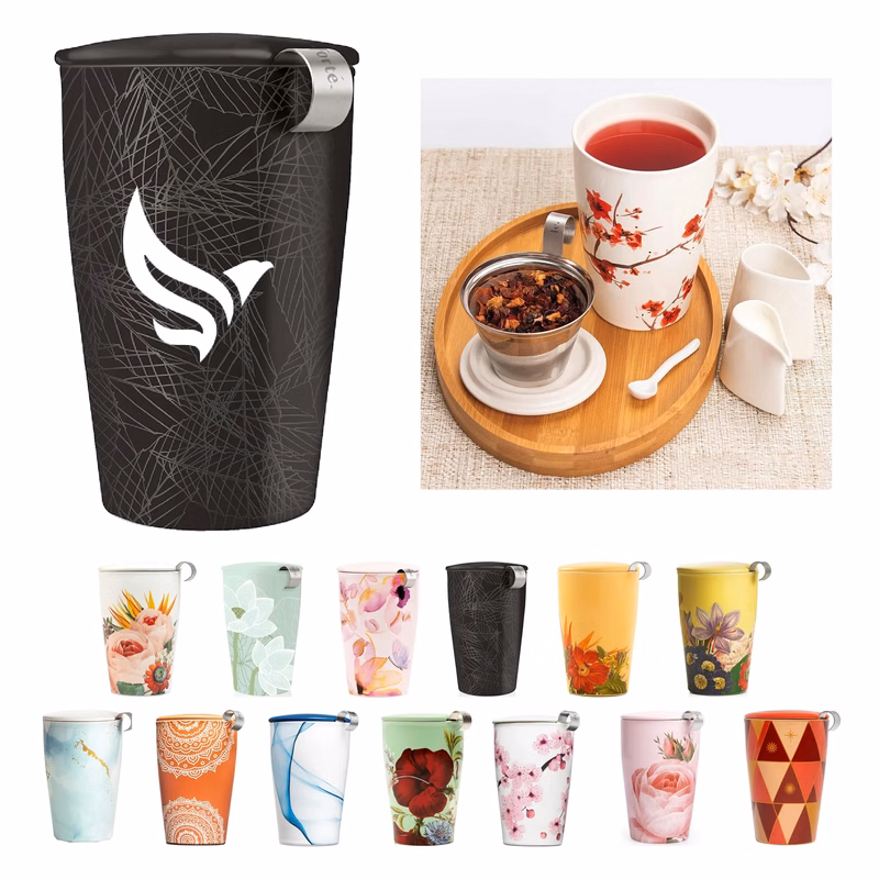 12 OZ Double Wall Ceramic Mug for Soaking