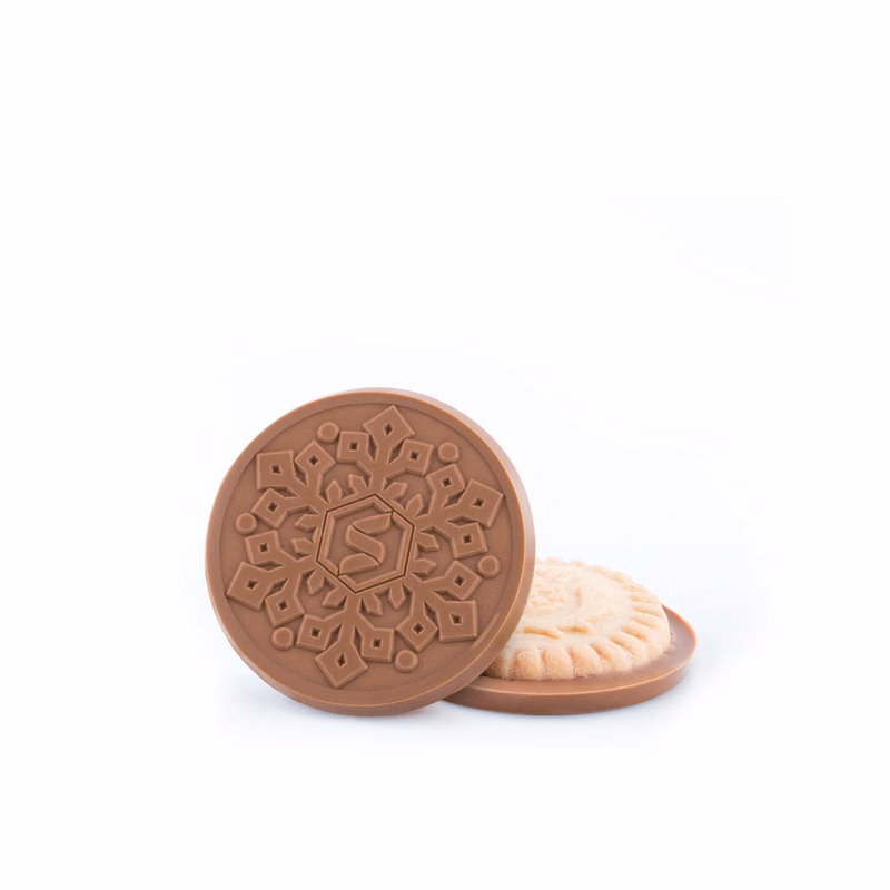 Decadent 6-Piece Chocolate Shortbread Cookie Gift Set with Luxury Custom Packaging