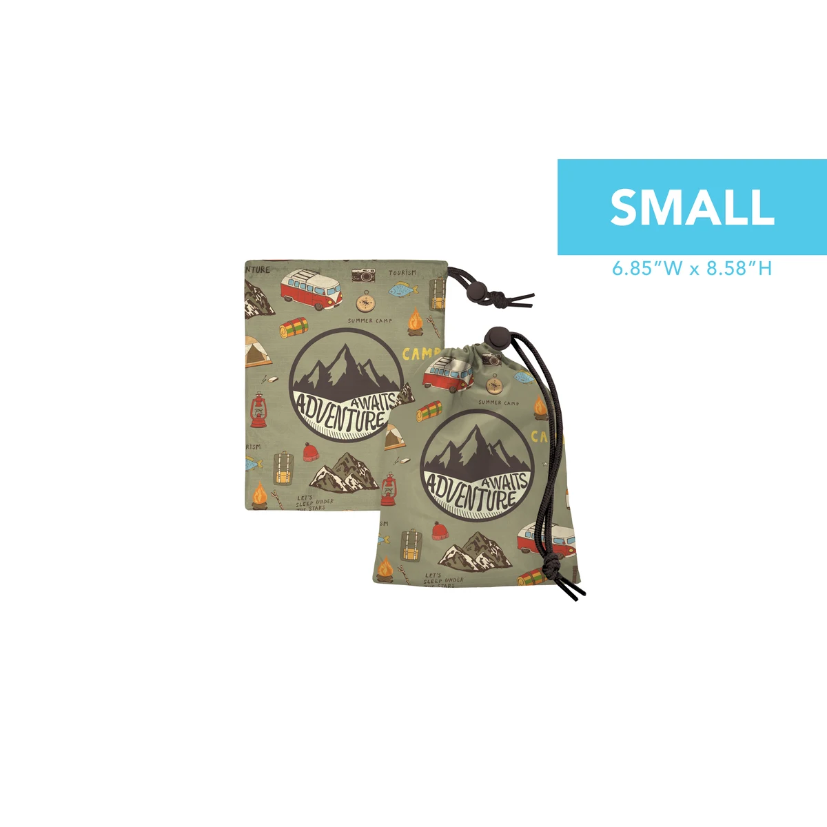 Full Color Cinch Pouch - Small 1