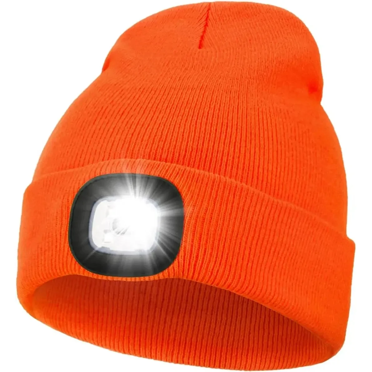Reflective Beanie Hat for Visibility and Safety 1