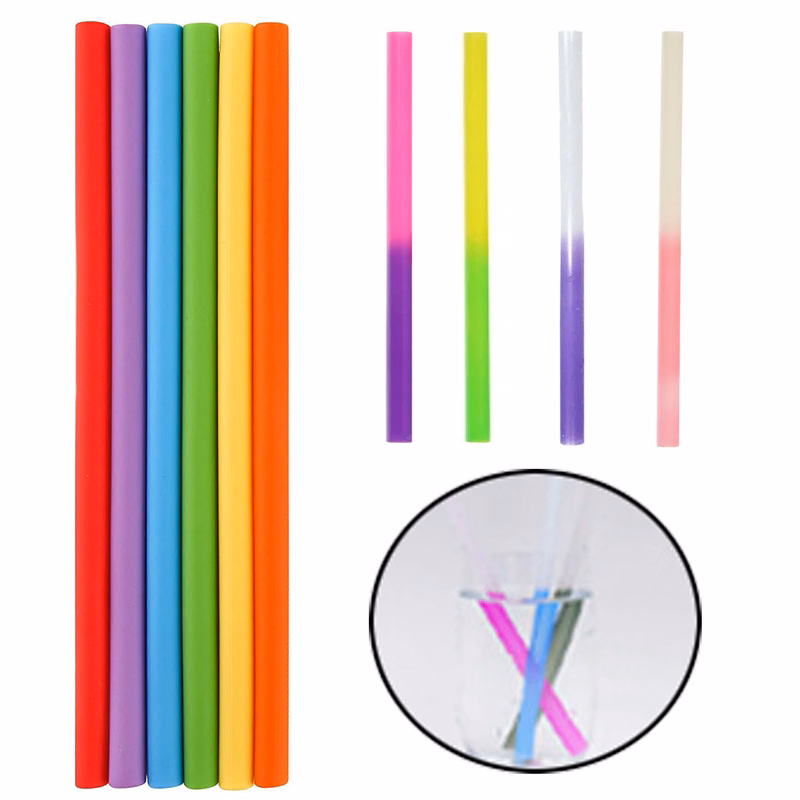 Color Changing Silicone Straw