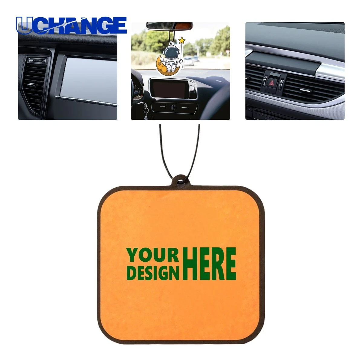 Custom Essential Oil Car Air Freshener Pendant 1